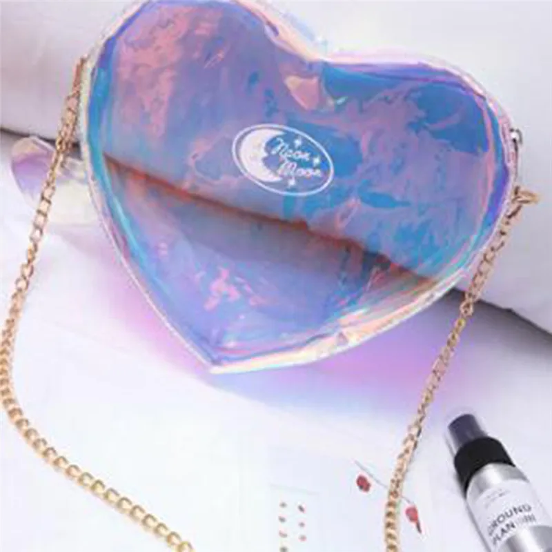 Chic Women Fashion Heart Shape Transparent PVC Zipper Shoulder Bag Handbag Jelly Crossbody Messenger Bag Drop Shipping
Chic Women Fashion Heart Shape Transparent PVC Zipper Shoulder Bag Handbag Jelly Crossbody Messenger Bag Drop Shipping