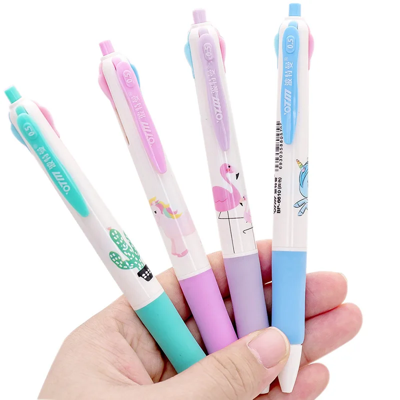 4 In 1 Lovely Cartoon Multicolor 4 Colors Ballpoint Pen Cute Unicorn 0.5mm Press Ball Pens Writing School Office Stationery Kids
4 In 1 Lovely Cartoon Multicolor 4 Colors Ballpoint Pen Cute Unicorn 0.5mm Press Ball Pens Writing School Office Stationery Kids