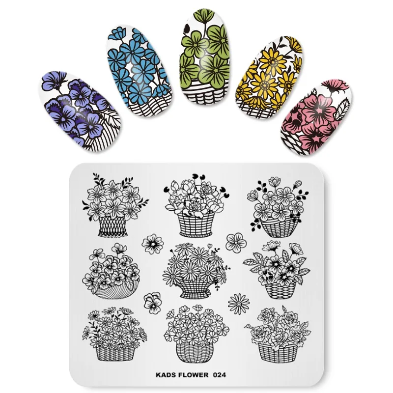 MISSGUOGUO Nail Stamping Plates New Arrival Nail Design Tools For Nail Flower Series Art Stamping Stamp Manicure Tools
MISSGUOGUO Nail Stamping Plates New Arrival Nail Design Tools For Nail Flower Series Art Stamping Stamp Manicure Tools