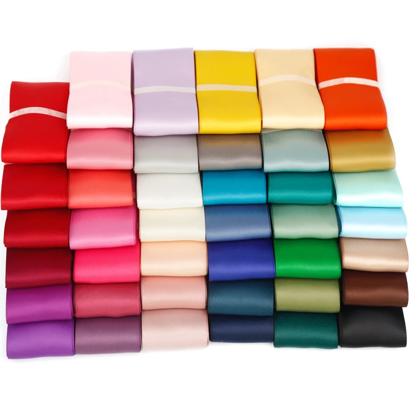 U PICK 4yard 1-1/2" (40mm) 2" (50mm) Lots Colors Solid Color Satin Ribbons Wedding Decorative Gift Box Wrapping Belt DIY Crafts
U PICK 4yard 1-1/2" (40mm) 2" (50mm) Lots Colors Solid Color Satin Ribbons Wedding Decorative Gift Box Wrapping Belt DIY Crafts
