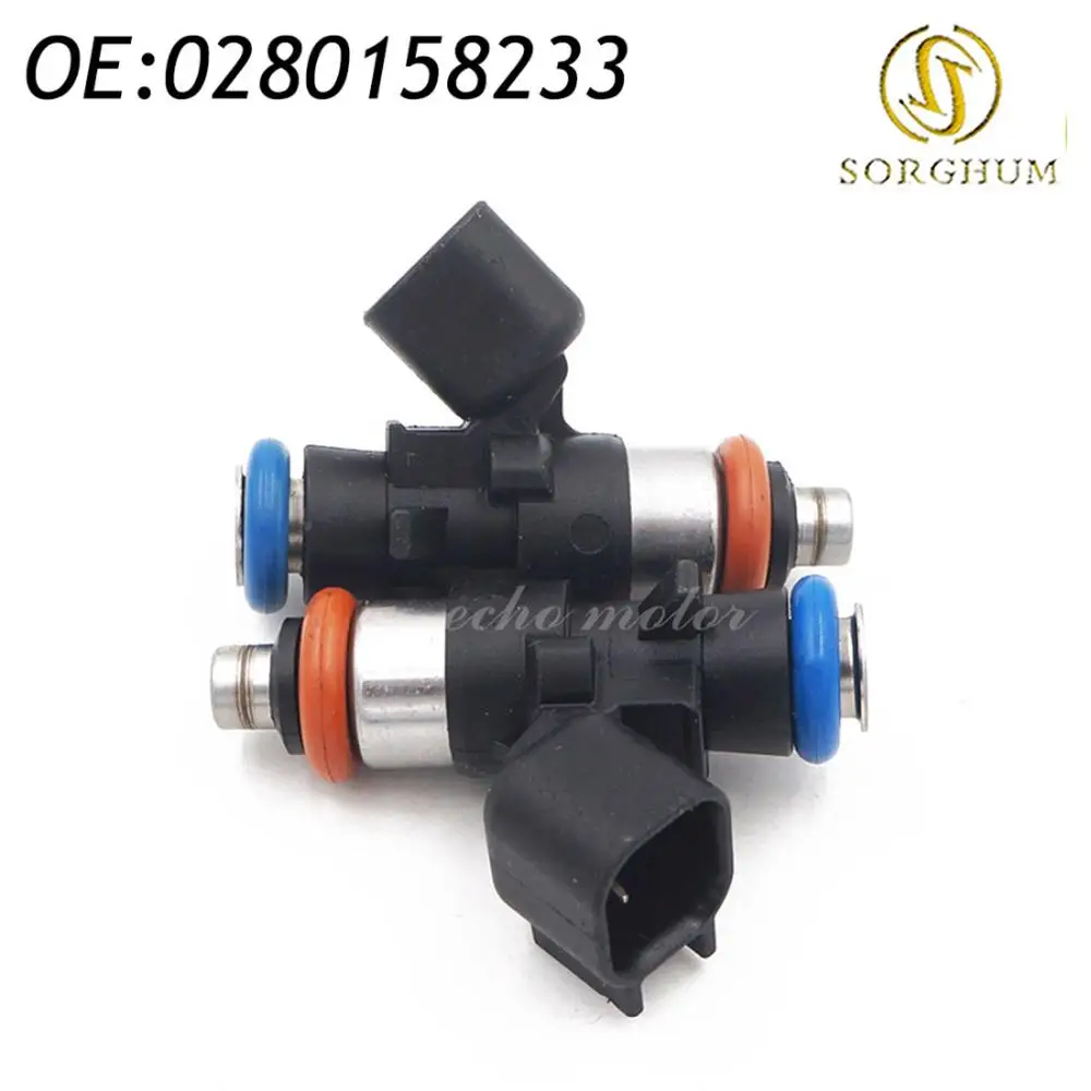 New 2pcs 0280158233 Fuel Injector For 2010 2011 Chrysler Town & Country Dodge 3.6L Jeep 3.7L V6 FJ1147 5184085AC 4G2269
New 2pcs 0280158233 Fuel Injector For 2010 2011 Chrysler Town & Country Dodge 3.6L Jeep 3.7L V6 FJ1147 5184085AC 4G2269