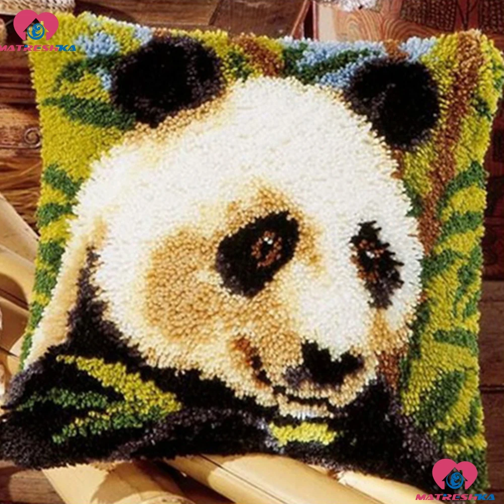 Latch Hook Rug Kits Embroidery Pillow Panda Cushion"do it yourself"Accessories Printing Foamiran for crafts cross-stitch pillow
Latch Hook Rug Kits Embroidery Pillow Panda Cushion"do it yourself"Accessories Printing Foamiran for crafts cross-stitch pillow