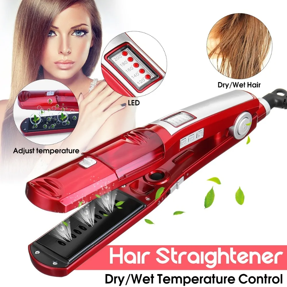 2021 Hair Straightener Flat Iron Steam Hair Care Professional Electric Water Vapor Smooth Hair Straightening Iron Fast Heating
2021 Hair Straightener Flat Iron Steam Hair Care Professional Electric Water Vapor Smooth Hair Straightening Iron Fast Heating
