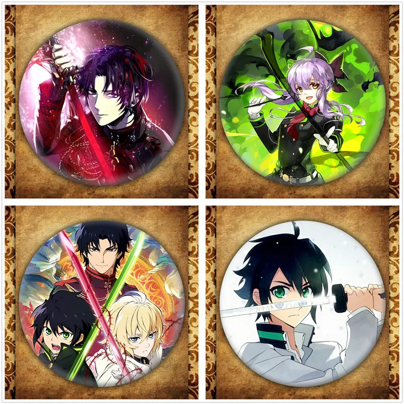 Japanese Anime Seraph of the end Display Badge Fashion Cartoon Figure Yuichiro Hyakuya Brooches Pin Jewelry Accessories
Japanese Anime Seraph of the end Display Badge Fashion Cartoon Figure Yuichiro Hyakuya Brooches Pin Jewelry Accessories