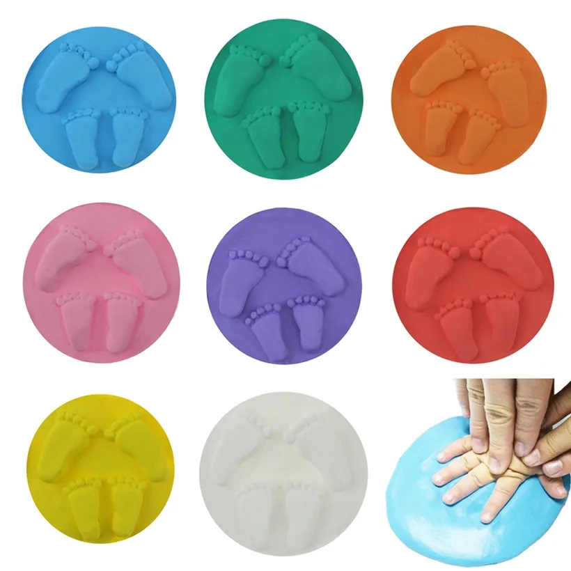Taoqueen воздушная сушка мягкая глина для рук и отпечатков пальцев детей набор