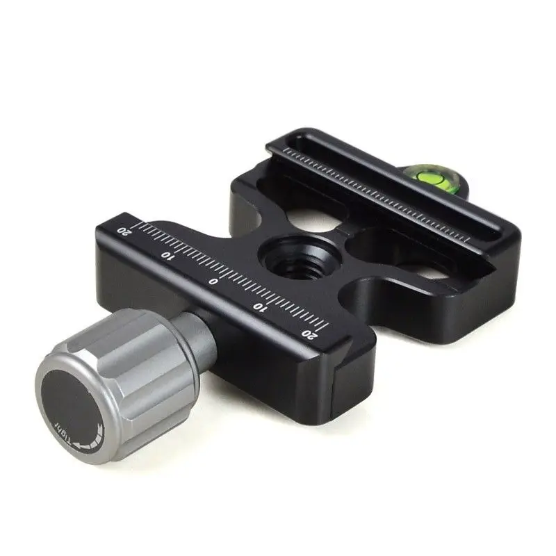 Aluminum CNC 3/8'' Adapter Plate Clamp with Gradienter for Quick Release Plate for Tripod Ball Head Arca Swiss RRS Benro
Aluminum CNC 3/8'' Adapter Plate Clamp with Gradienter for Quick Release Plate for Tripod Ball Head Arca Swiss RRS Benro