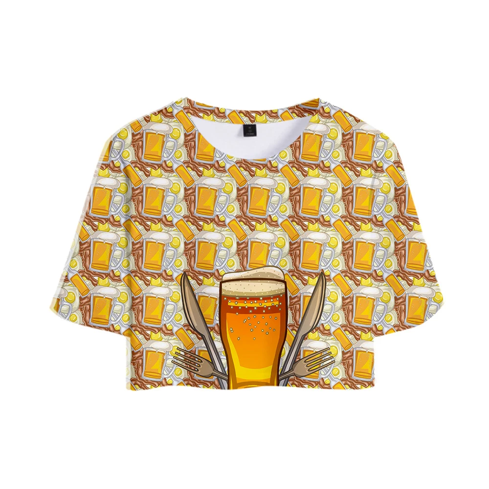 Beer 3D Printed Women Crop Tops Fashion Summer Short Sleeve T-shirt 2019 New Arrival Hot Sale Girls Trendy Streetwear T shirt
Beer 3D Printed Women Crop Tops Fashion Summer Short Sleeve T-shirt 2019 New Arrival Hot Sale Girls Trendy Streetwear T shirt