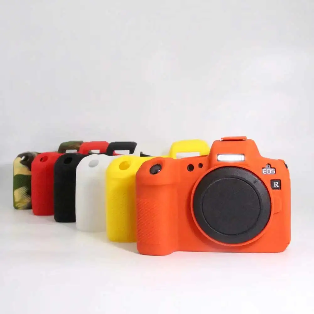 Мягкий силиконовый резиновый чехол для камеры Canon EOSR защитный корпуса EOS R|Сумки