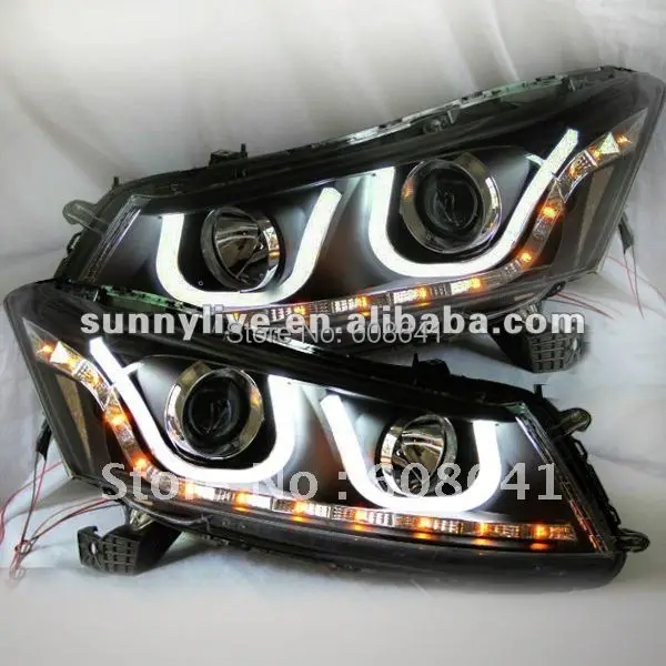 Для светодиодной ленты Accord, U-образный налобный фонарь с ангельскими глазами 2008-2011 год LD 
Для светодиодной ленты Accord, U-образный налобный фонарь с ангельскими глазами 2008-2011 год LD