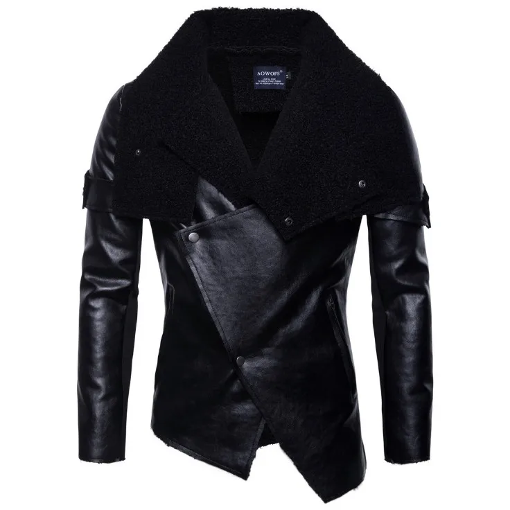2021 New Men Autumn Fashion Punk Leather Jacket Casual Motorcycle Leather Jacket Male Coat Personality Lrregular Leather Jacket
2021 New Men Autumn Fashion Punk Leather Jacket Casual Motorcycle Leather Jacket Male Coat Personality Lrregular Leather Jacket