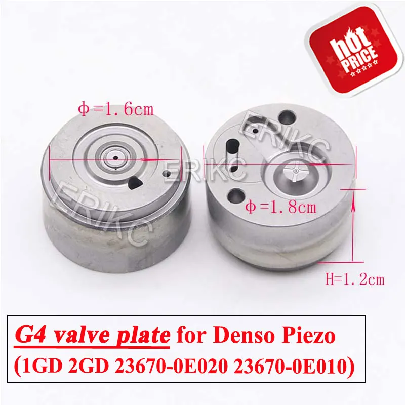 ERIKC 23670-0E020 Control Valve G4 Genuine 23670-0E010 Plate Original CR Injector Nozzle for Denso Piezo 1GD 2GD 295040-9440
ERIKC 23670-0E020 Control Valve G4 Genuine 23670-0E010 Plate Original CR Injector Nozzle for Denso Piezo 1GD 2GD 295040-9440