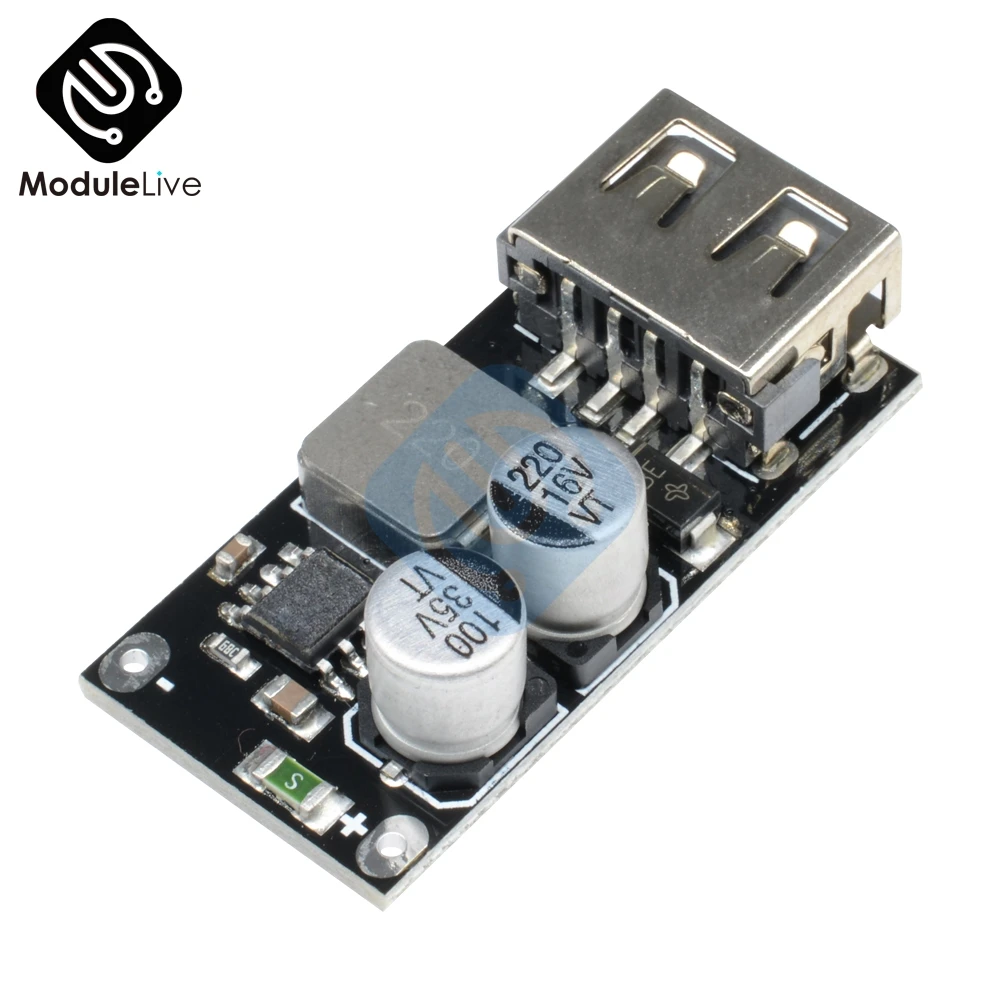 10 шт. QC3.0 QC2.0 USB DC понижающий преобразователь модуль зарядки 6 32 в 9 12 В 24 для