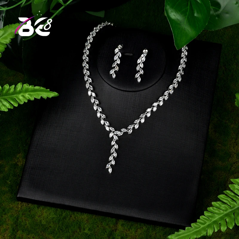 Be 8 Beautiful Leaf Design Cubic Zirconia Pendant Dubai Jewelry Set Women Bridal Necklace Earring For Wedding Gifts S100
Be 8 Beautiful Leaf Design Cubic Zirconia Pendant Dubai Jewelry Set Women Bridal Necklace Earring For Wedding Gifts S100