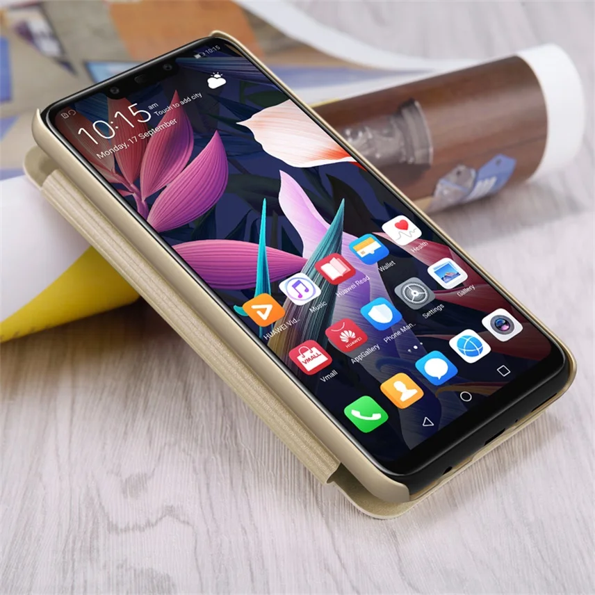 Чехол NILLKIN для Huawei Mate 20 lite блестящий оригинальный изысканный откидной кожаный