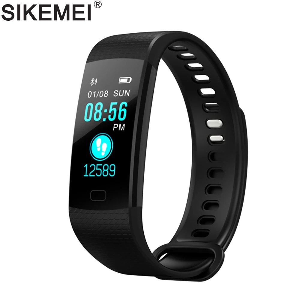 SIKEMEI Pulsometer Fitness Smart Bracelet Wristband Activity Tracker Pedometer Smart Watch Vibrating Alarm Clock For iPhone iOS
SIKEMEI Pulsometer Fitness Smart Bracelet Wristband Activity Tracker Pedometer Smart Watch Vibrating Alarm Clock For iPhone iOS