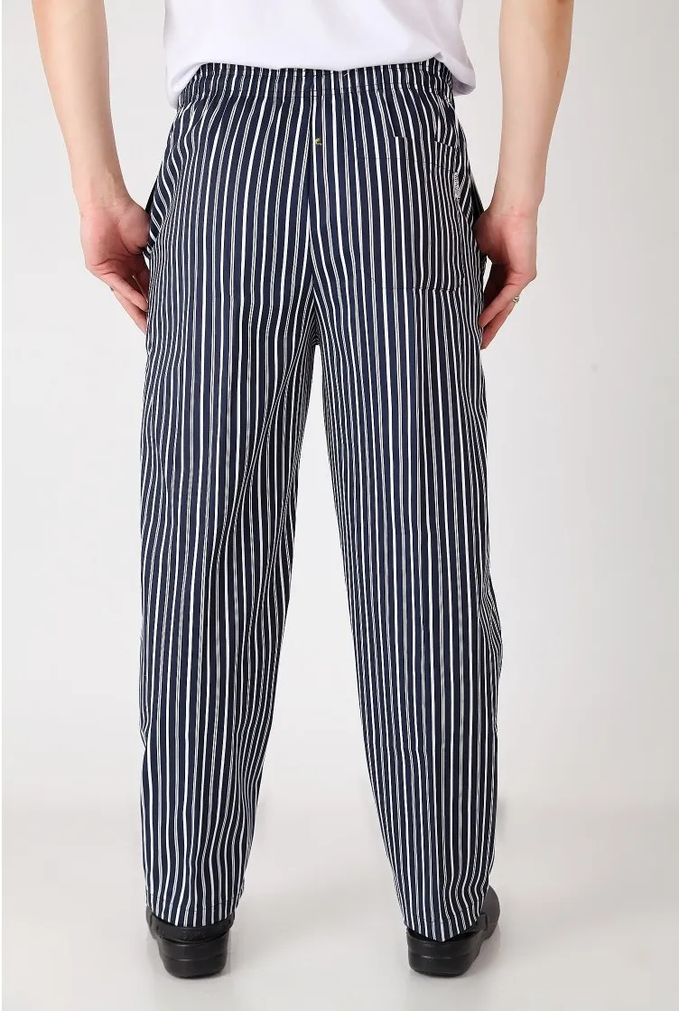 High quanlity chef service cook uniform chef de executive chef pant black white striped elastic Red Peppers restaurant uniform
High quanlity chef service cook uniform chef de executive chef pant black white striped elastic Red Peppers restaurant uniform