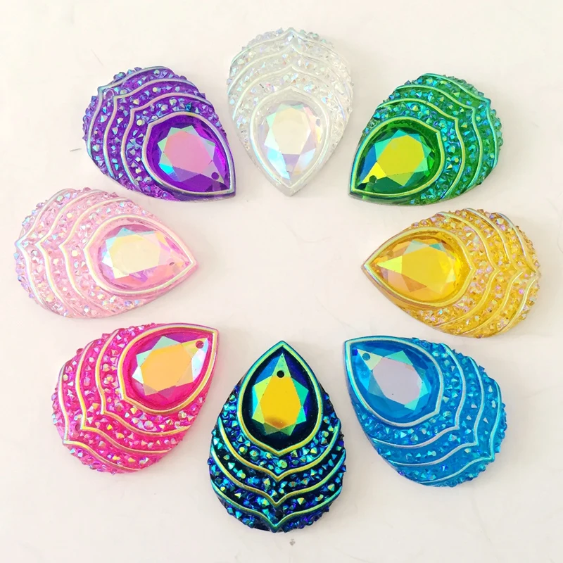 120PCS AB drop resin manual slit hole drilling resin craft wedding decoration 2 -hole resin drill Mixed colors button
120PCS AB drop resin manual slit hole drilling resin craft wedding decoration 2 -hole resin drill Mixed colors button