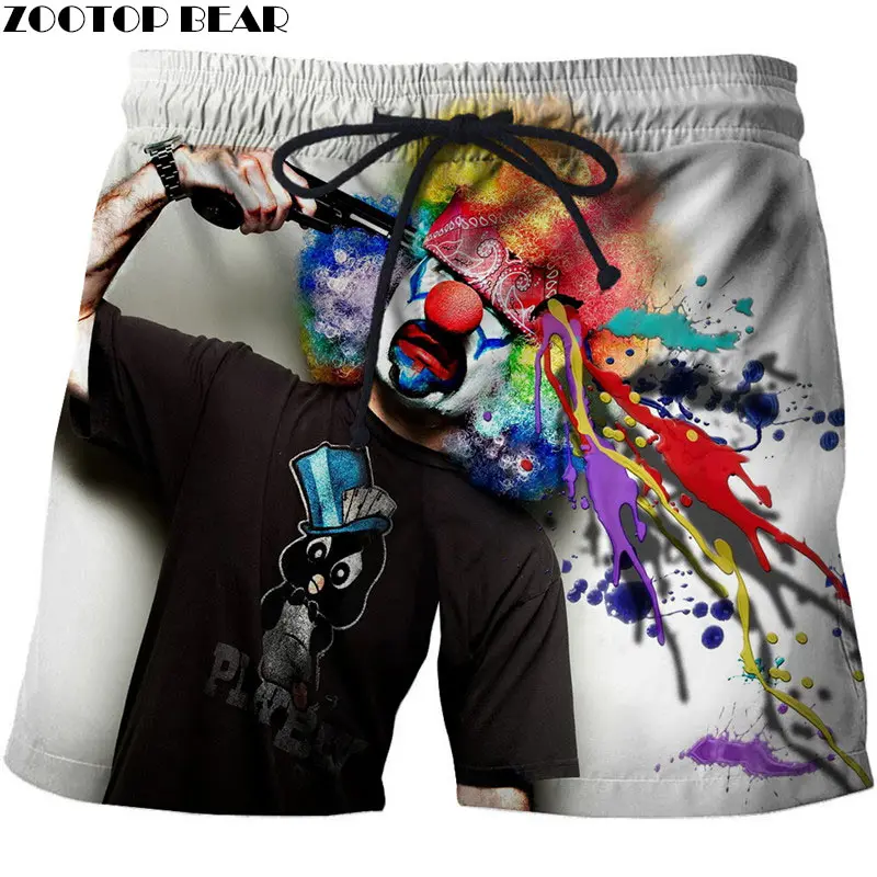 Clown Suicide 3D Printed Men Board Short Male Quick Dry Breathable Beach Short Summer 2019 New Male Clothing Short ZOOTOP BEAR
Clown Suicide 3D Printed Men Board Short Male Quick Dry Breathable Beach Short Summer 2019 New Male Clothing Short ZOOTOP BEAR