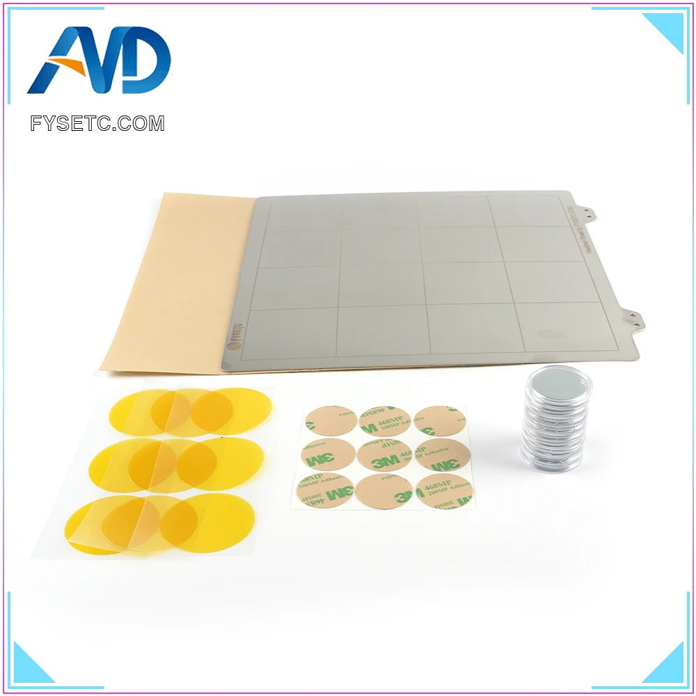220x220mm Spring Steel Sheet +PEI+ Magnet For Becoming Magnetic Hot Bed Build Surface Plate For Wanhao i3 Anet A8 A6 Ender 5
220x220mm Spring Steel Sheet +PEI+ Magnet For Becoming Magnetic Hot Bed Build Surface Plate For Wanhao i3 Anet A8 A6 Ender 5