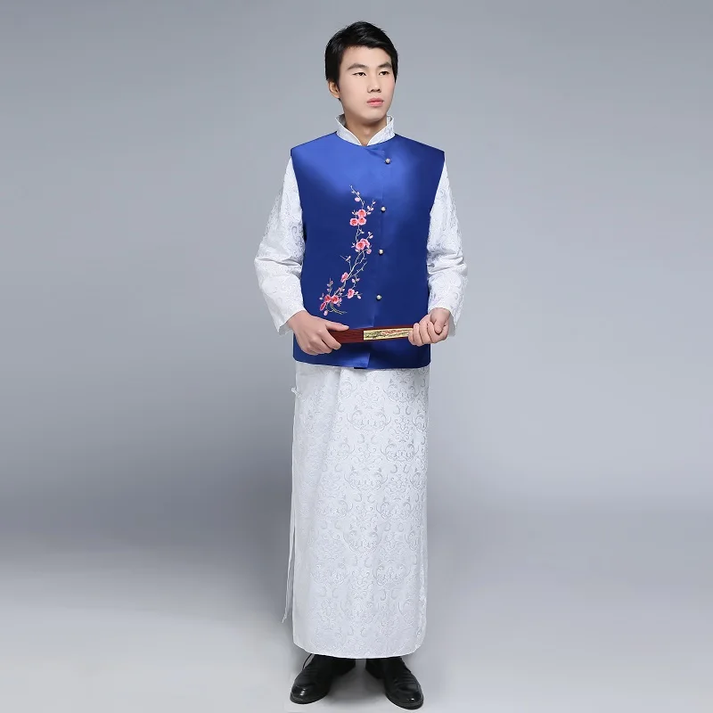 Tang suit male cheongsam Chinese style costume men's dress embroidered robe long gown traditional Chinese Qipao for men
Tang suit male cheongsam Chinese style costume men's dress embroidered robe long gown traditional Chinese Qipao for men
