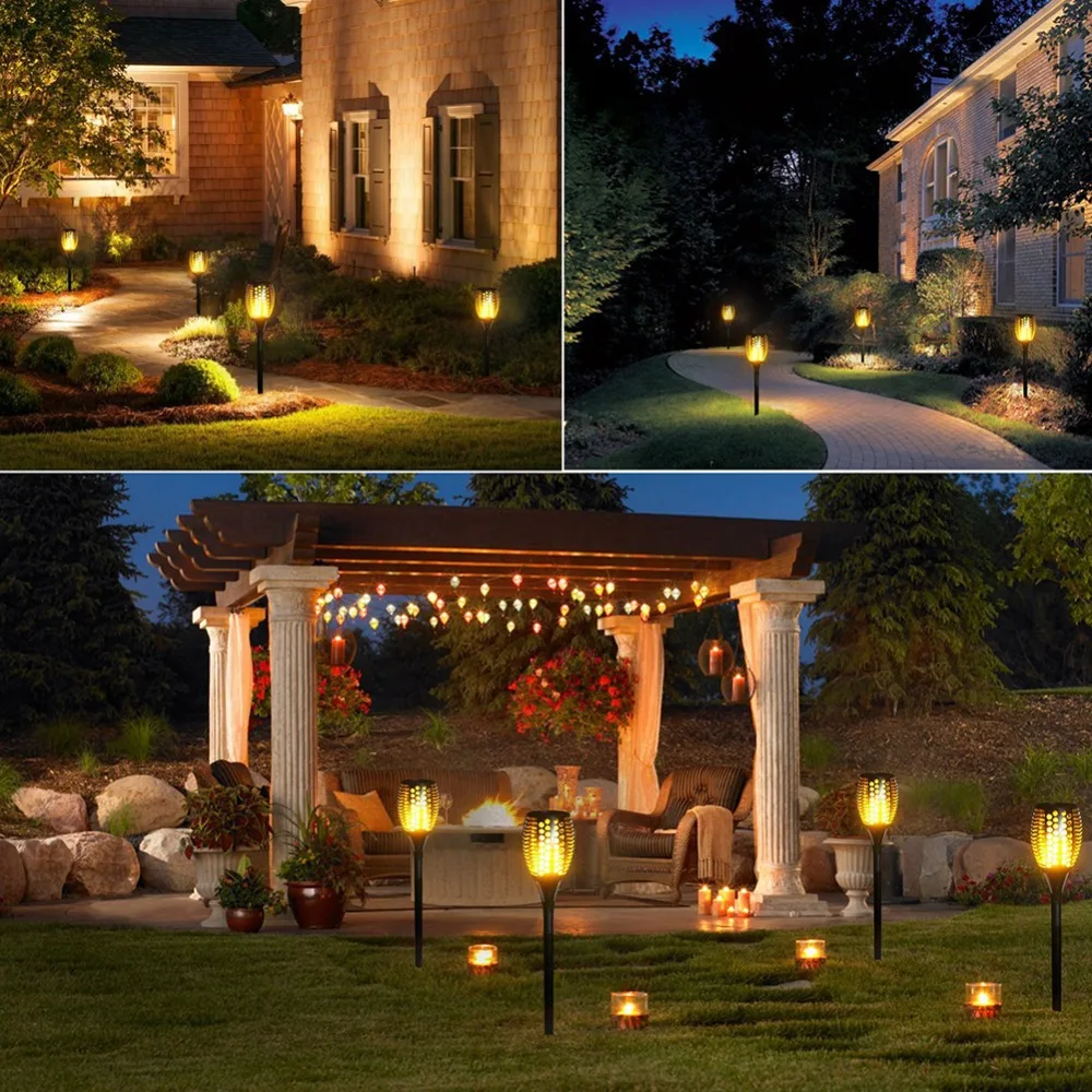 Solar Powered LED Flame Lamp 85-265V 2835SMD Led Fire Bulb Waterproof Romantic Flicker Torch Lights Outdoor LED Lawn Garden Lamp
Solar Powered LED Flame Lamp 85-265V 2835SMD Led Fire Bulb Waterproof Romantic Flicker Torch Lights Outdoor LED Lawn Garden Lamp