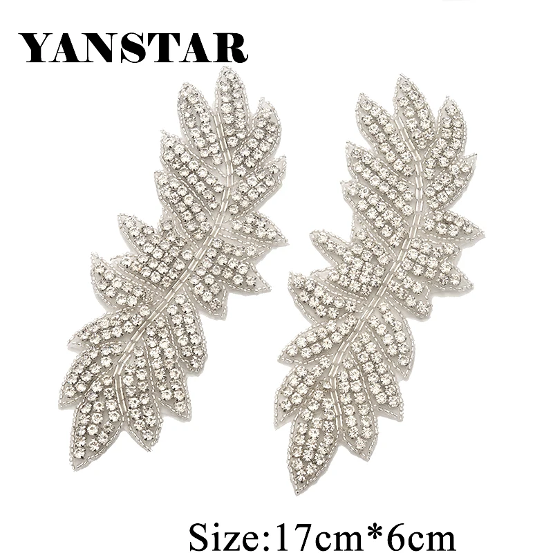 YANSTAR 2PCS Handmade Thin Rhinestones Appliques For Wedding Dress BeltRhinestones Appliques Accessory YS933
YANSTAR 2PCS Handmade Thin Rhinestones Appliques For Wedding Dress BeltRhinestones Appliques Accessory YS933