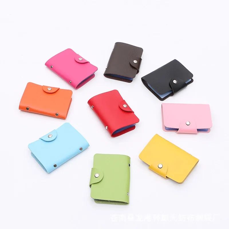Fashion Credit Card Holder Men Women Travel Cards Wallet Durable PU Leather Buckle Business ID Card Holders 10.5*8*2CM
Fashion Credit Card Holder Men Women Travel Cards Wallet Durable PU Leather Buckle Business ID Card Holders 10.5*8*2CM