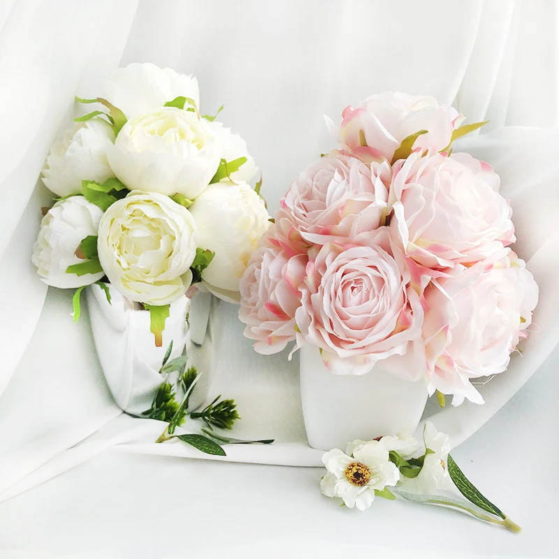 Silk Artificial Flower European Eternal Rose Bonsai Desktop Decor Home Party Valentine's Day Wedding Decoration Peony Floral
Silk Artificial Flower European Eternal Rose Bonsai Desktop Decor Home Party Valentine's Day Wedding Decoration Peony Floral
