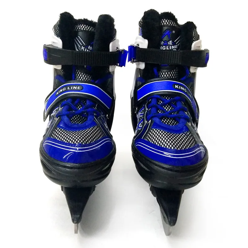 Adult Child Adjustable Ice Skate Tricks Shoes Blade Skates Professional Flower Knife Hockey Real Skateing ID10 | Спорт и развлечения