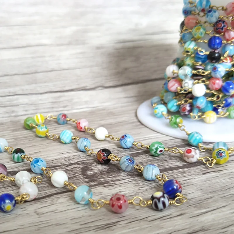 Handcrafted Gold color jewelry Finding,coloured glaze Beaded Chains,DIY necklace hand chain jewelry making LZ41
Handcrafted Gold color jewelry Finding,coloured glaze Beaded Chains,DIY necklace hand chain jewelry making LZ41