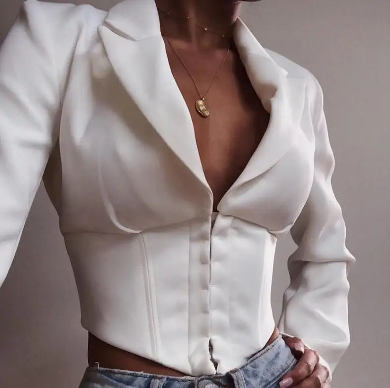 women cloak suit coat casual lady spring long sleeve white jacket fashion streetwear slim deep v neck outerwear suit jacket
women cloak suit coat casual lady spring long sleeve white jacket fashion streetwear slim deep v neck outerwear suit jacket