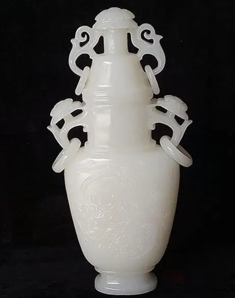 Natural stone Khmer Jade original White marble vase Stone ornaments Collection Town house Feng Shui
Natural stone Khmer Jade original White marble vase Stone ornaments Collection Town house Feng Shui