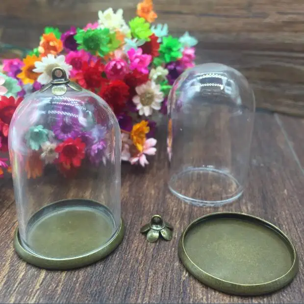 100sets/lot 38*25mm glass globe antique bronze base 8mm beads cap set glass bottle vial pendant necklace pendant jewelry finding
100sets/lot 38*25mm glass globe antique bronze base 8mm beads cap set glass bottle vial pendant necklace pendant jewelry finding