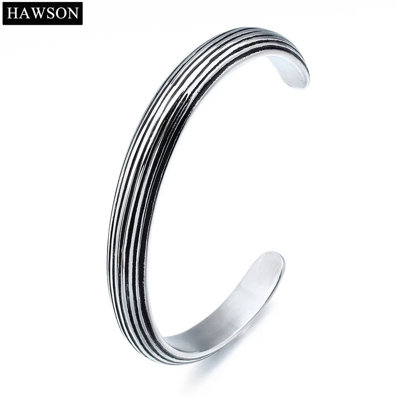 HAWSON Fashion Open Cuff Bangle Bracelet for Women Stainless Steel Grooved Bangles Gift for Girl
HAWSON Fashion Open Cuff Bangle Bracelet for Women Stainless Steel Grooved Bangles Gift for Girl