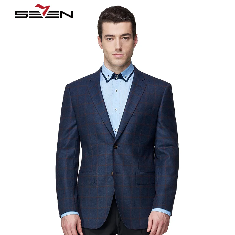 Seven7 Brand Royal Blue Plaid Mens Suit Jacket Fashion Blazer British Style Casual Slim Fit Custom Made Male Blazer Masculino
Seven7 Brand Royal Blue Plaid Mens Suit Jacket Fashion Blazer British Style Casual Slim Fit Custom Made Male Blazer Masculino