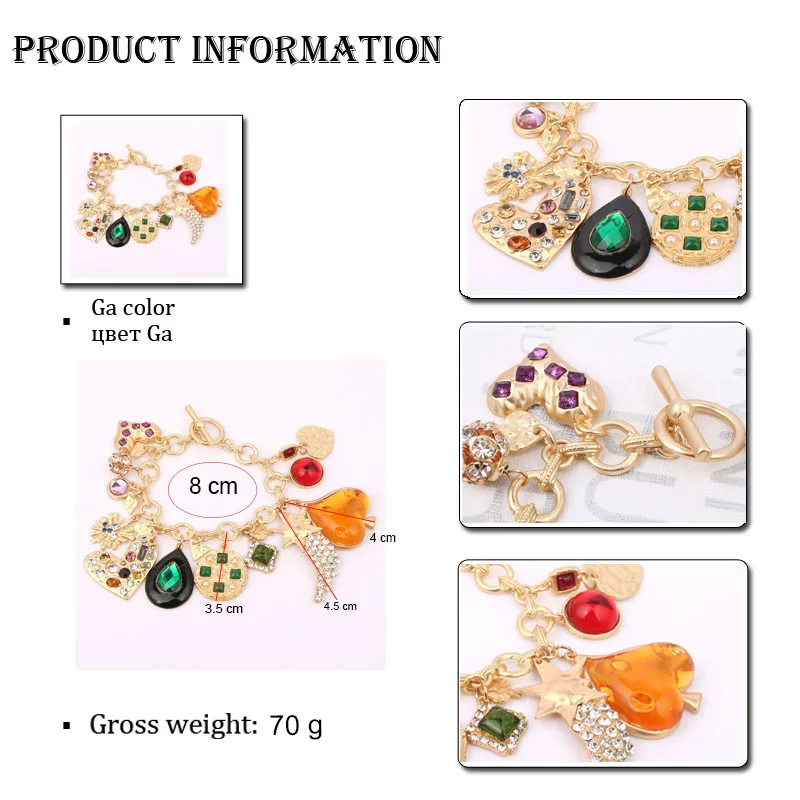 LEADERBEADS 2019 New ZA Heart Trendy Bracelet &Bangle for Party Gift Statement Jewelry Multicolor Charm Bracelet Luxury Jewelry
LEADERBEADS 2019 New ZA Heart Trendy Bracelet &Bangle for Party Gift Statement Jewelry Multicolor Charm Bracelet Luxury Jewelry