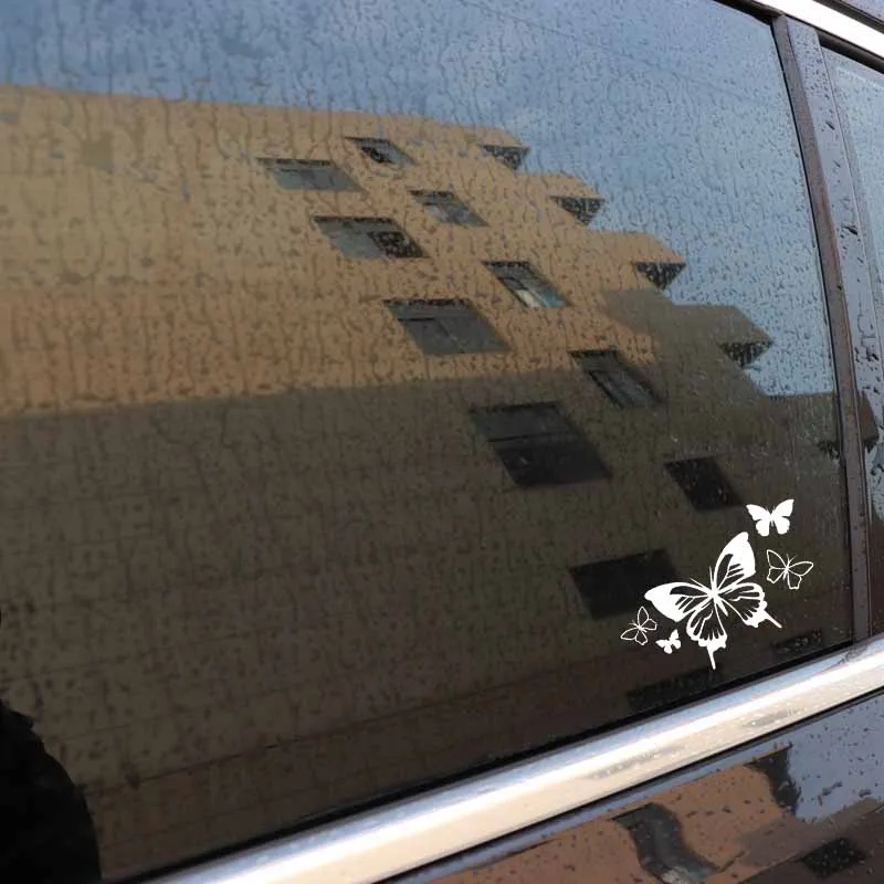 YJZT 14.5CM*10.6CM Beautiful Cartoon Butterflies Decal Art Vinyl Car Sticker Decor Black/Silver C24-0136
YJZT 14.5CM*10.6CM Beautiful Cartoon Butterflies Decal Art Vinyl Car Sticker Decor Black/Silver C24-0136