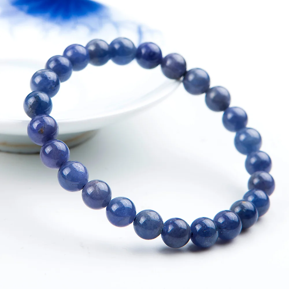 Natural Tanzanite Blue Gemstone Bracelet 7.5mm Round Beads Stretch Woman Round Beads Man Crystal Gemstone Gift AAAAA
Natural Tanzanite Blue Gemstone Bracelet 7.5mm Round Beads Stretch Woman Round Beads Man Crystal Gemstone Gift AAAAA
