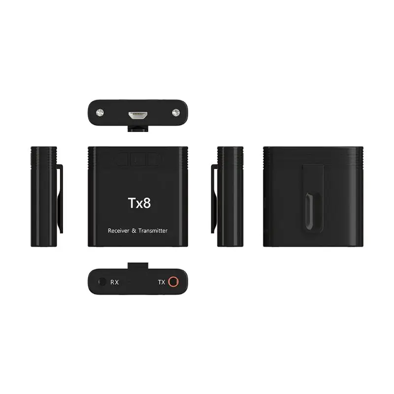 New TX8 2 In 1 Bluetooth 5.0 Transmitter Receiver Adapter for TV PC Headphone Accessories
New TX8 2 In 1 Bluetooth 5.0 Transmitter Receiver Adapter for TV PC Headphone Accessories