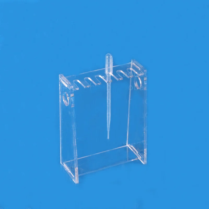Высокое качество PMMA pasteur pipet стойка pusteur подставка 6 10 отверстия Бесплатная