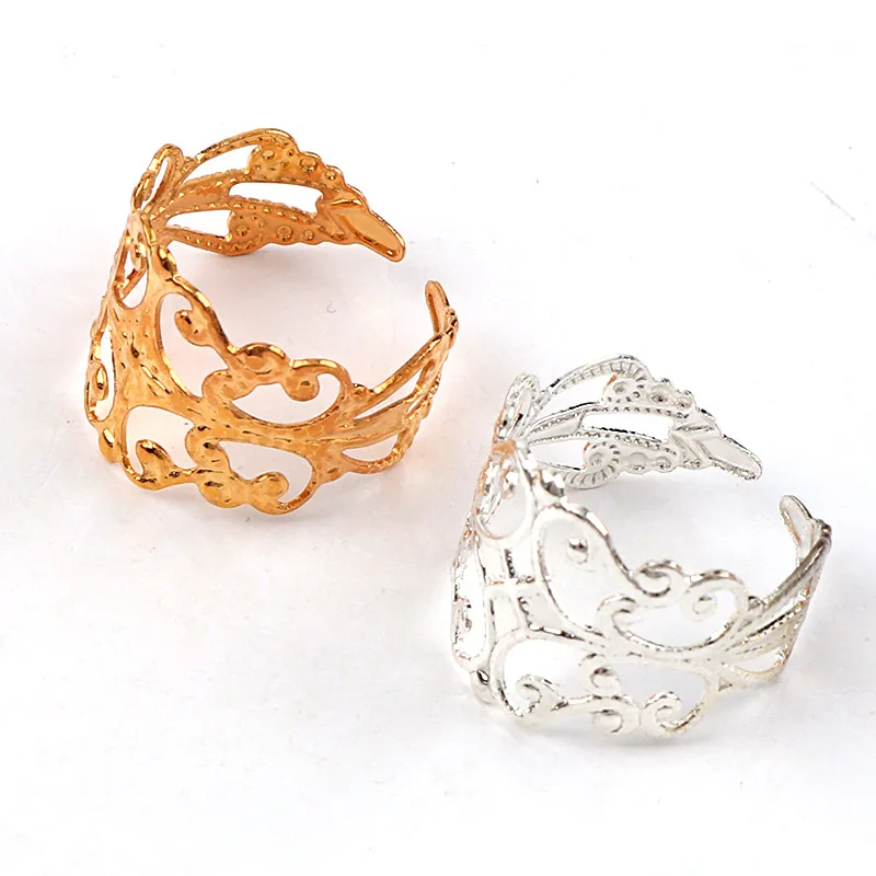 Adjustable 16x19mm Flower Lace Ring bezel Embellishments Bases Setting Blanks DIY Ring Jewelry Supplies Finding
Adjustable 16x19mm Flower Lace Ring bezel Embellishments Bases Setting Blanks DIY Ring Jewelry Supplies Finding