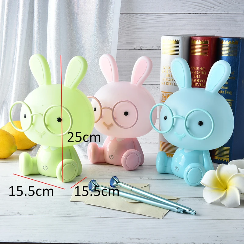 Rabbit Night Light Study Led Night Lamp Christmas Gift Bedside Decor Kids Glasses Rabbits Lights Star Lamp Bedroom Decor Lights
Rabbit Night Light Study Led Night Lamp Christmas Gift Bedside Decor Kids Glasses Rabbits Lights Star Lamp Bedroom Decor Lights