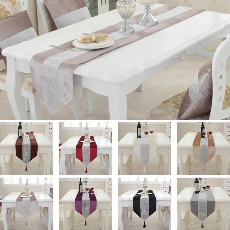 5 12.6*70.9inch Modern Table Runner Flannel Rhinestones Wedding Chirstmas cake floral Decor Table Runner crafts 8 Colors
5 12.6*70.9inch Modern Table Runner Flannel Rhinestones Wedding Chirstmas cake floral Decor Table Runner crafts 8 Colors