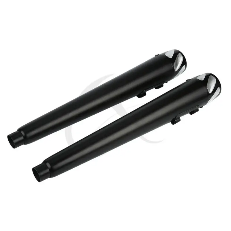 Черный 4 "МегаФон глушитель выхлопной трубы для Harley Davidson HD Touring Electra Glide Road King FLHT