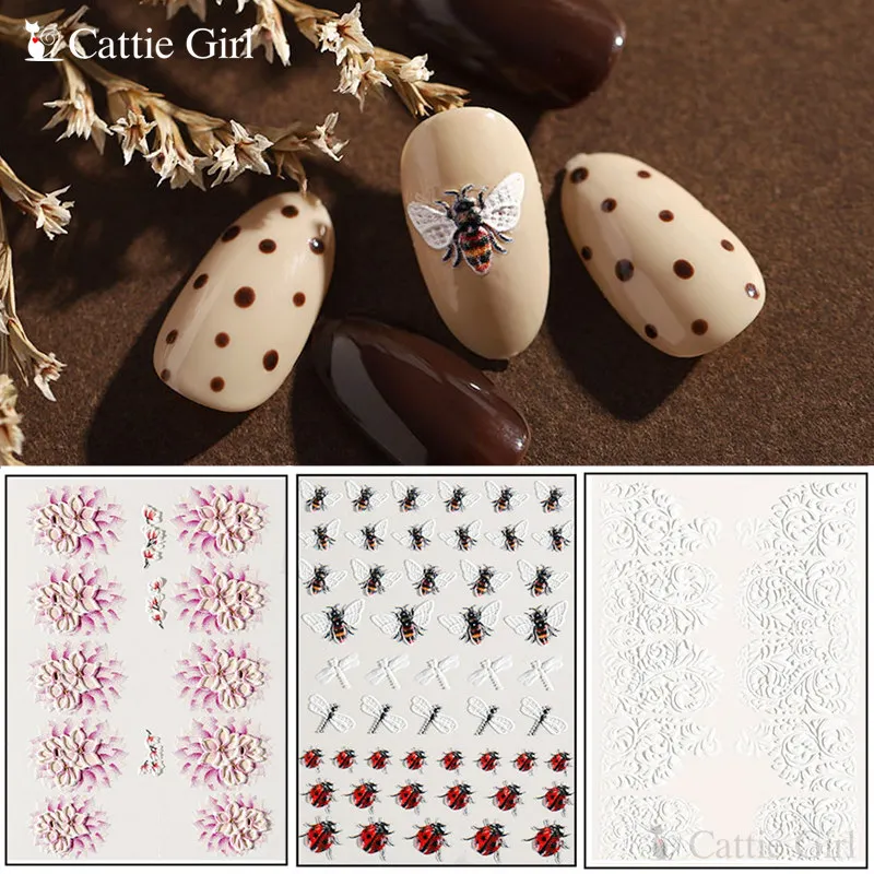 1 Sheet 3D Bee Nail Art Sticker Acrylic Embossed Flowers Wrap Water Decal Tattoo Nail Gel Stickers for Nails Decorations
1 Sheet 3D Bee Nail Art Sticker Acrylic Embossed Flowers Wrap Water Decal Tattoo Nail Gel Stickers for Nails Decorations
