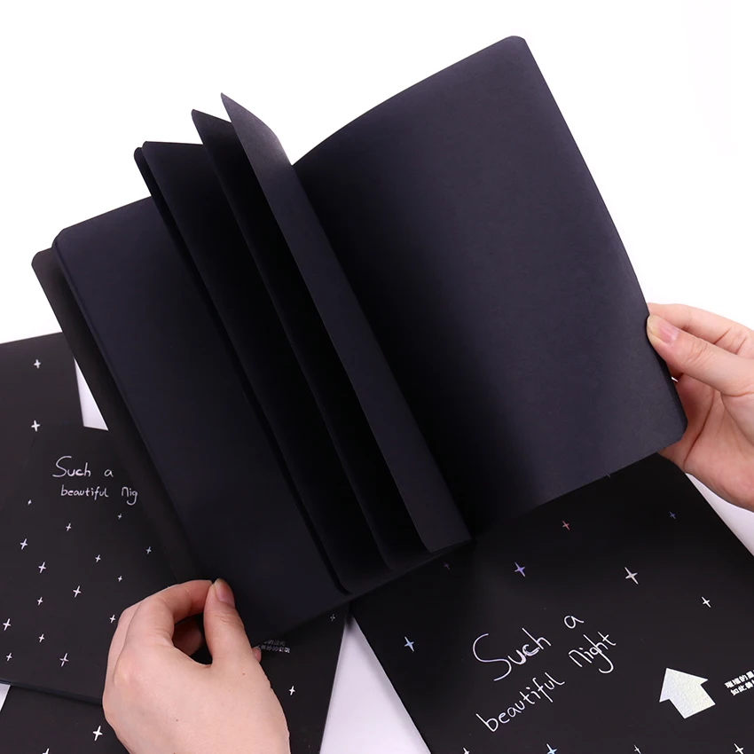 New Sketchbook Diary for Drawing Painting Graffiti Soft Cover Black Paper Sketch Book Notebook Office School Supplies Gift
New Sketchbook Diary for Drawing Painting Graffiti Soft Cover Black Paper Sketch Book Notebook Office School Supplies Gift