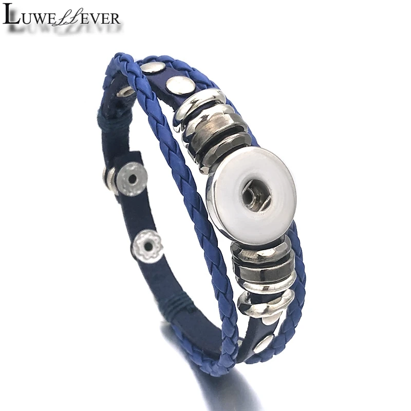 Hot Interchangeable 173 Real Genuine Leather Retro Fashion Bracelet 12mm 18mm Snap Button Bangle Charm Jewelry For Women Gift
Hot Interchangeable 173 Real Genuine Leather Retro Fashion Bracelet 12mm 18mm Snap Button Bangle Charm Jewelry For Women Gift