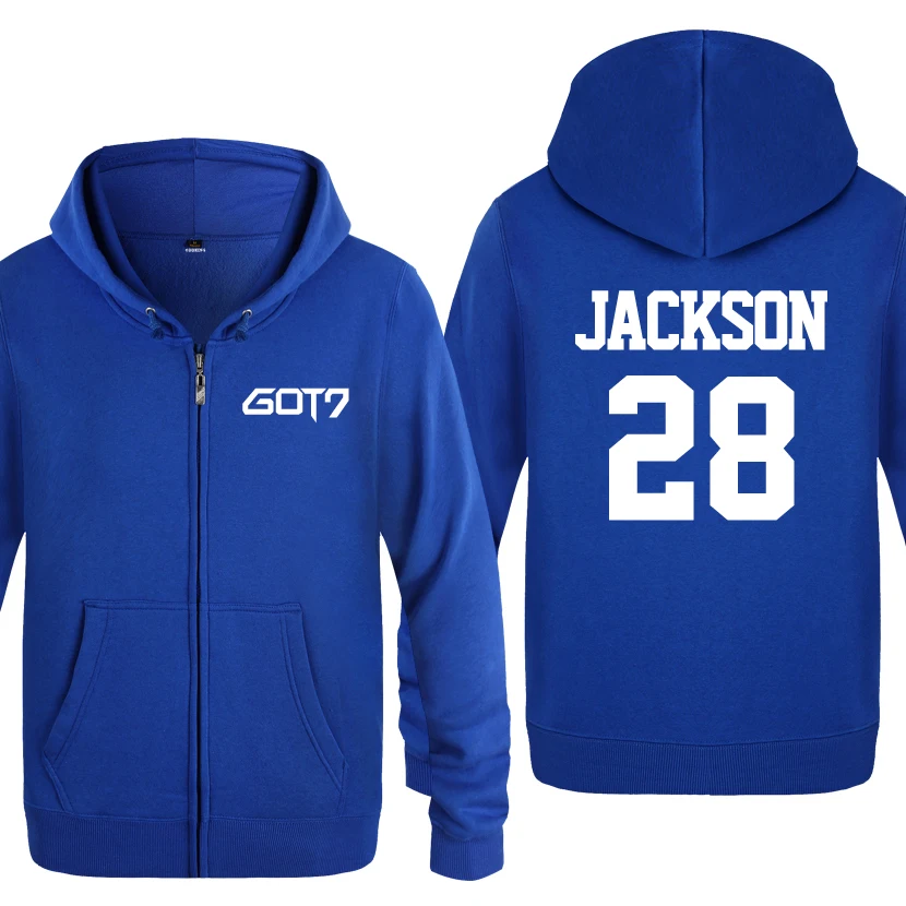 JACKSON 28 GOT7 Sweatshirts Men 2018 Mens Zipper Hooded Fleece Hoodies Cardigans
JACKSON 28 GOT7 Sweatshirts Men 2018 Mens Zipper Hooded Fleece Hoodies Cardigans