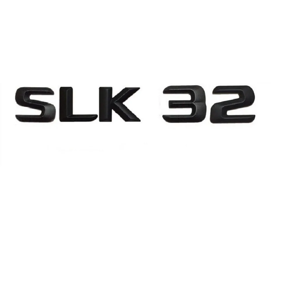 1 set Matt Black ABS Car Trunk Rear Number Letters Words Badge Emblem Decal Sticker for Mercedes-Benz SLK32 AMG
1 set Matt Black ABS Car Trunk Rear Number Letters Words Badge Emblem Decal Sticker for Mercedes-Benz SLK32 AMG