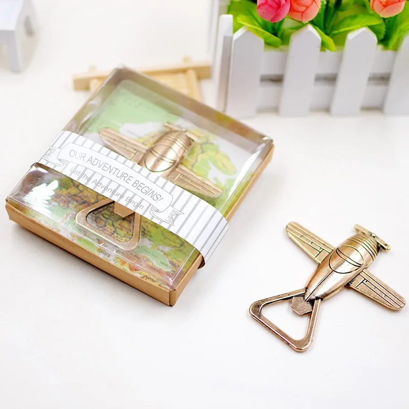 300pcs Our Adventure Begins Airplane Bottle Opener Antique Gold Airplane Bridal Shower Wedding Favors Party Gift
300pcs Our Adventure Begins Airplane Bottle Opener Antique Gold Airplane Bridal Shower Wedding Favors Party Gift
